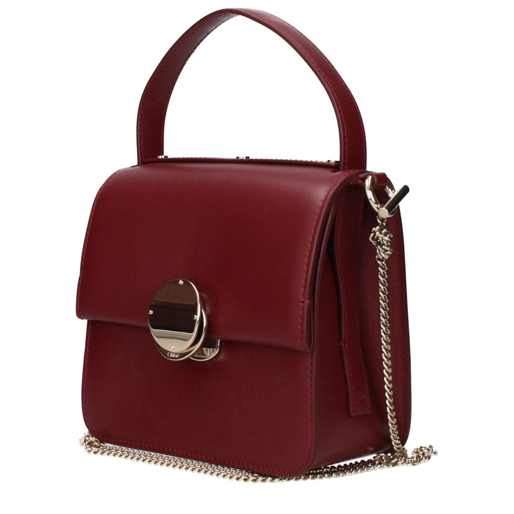 Chloé Red Leather Handbag - Beyzy Store - Chloé