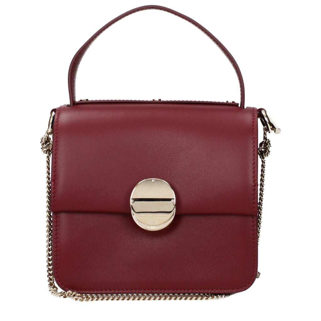 Chloé Red Leather Handbag - Beyzy Store - Chloé