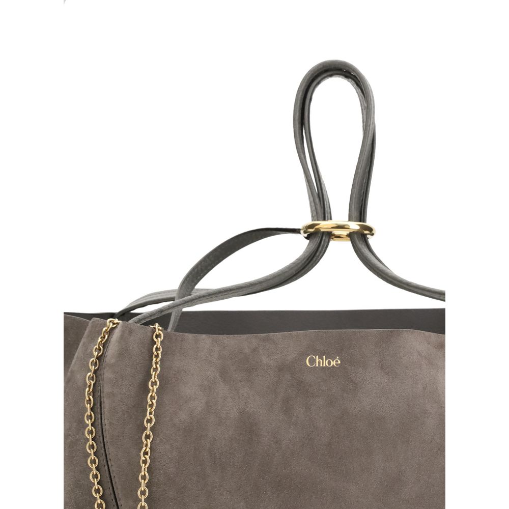 Chloé Spin suede Tote Bag - Beyzy Store - Chloé