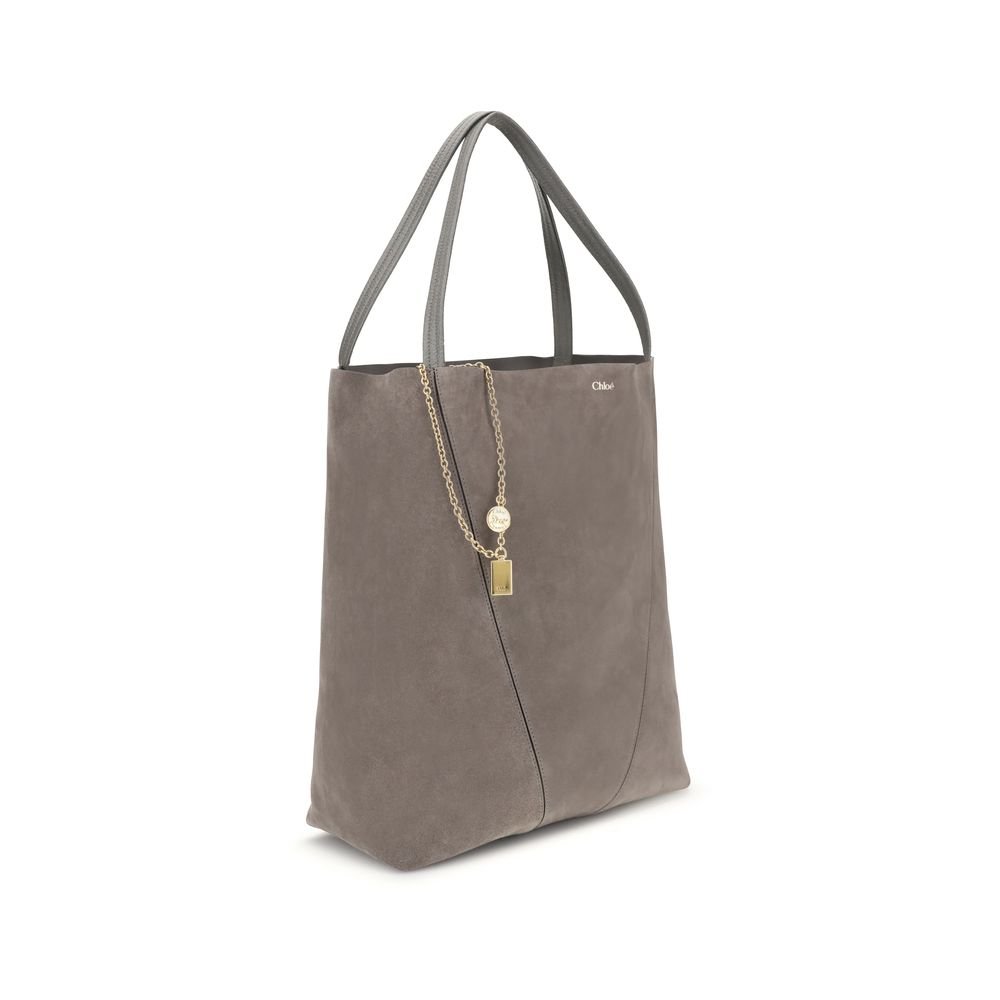Chloé Spin suede Tote Bag - Beyzy Store - Chloé