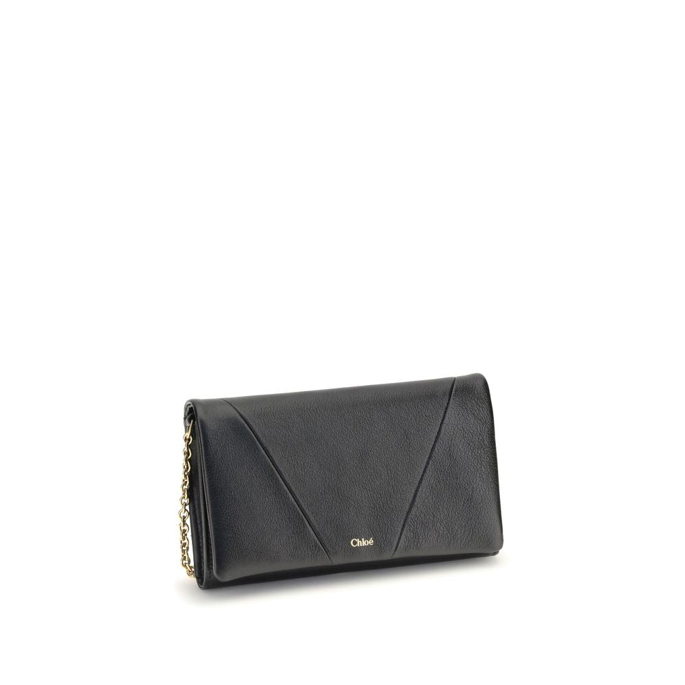 Chloé Spin Wallet with Flap and Chain - Beyzy Store - Chloé