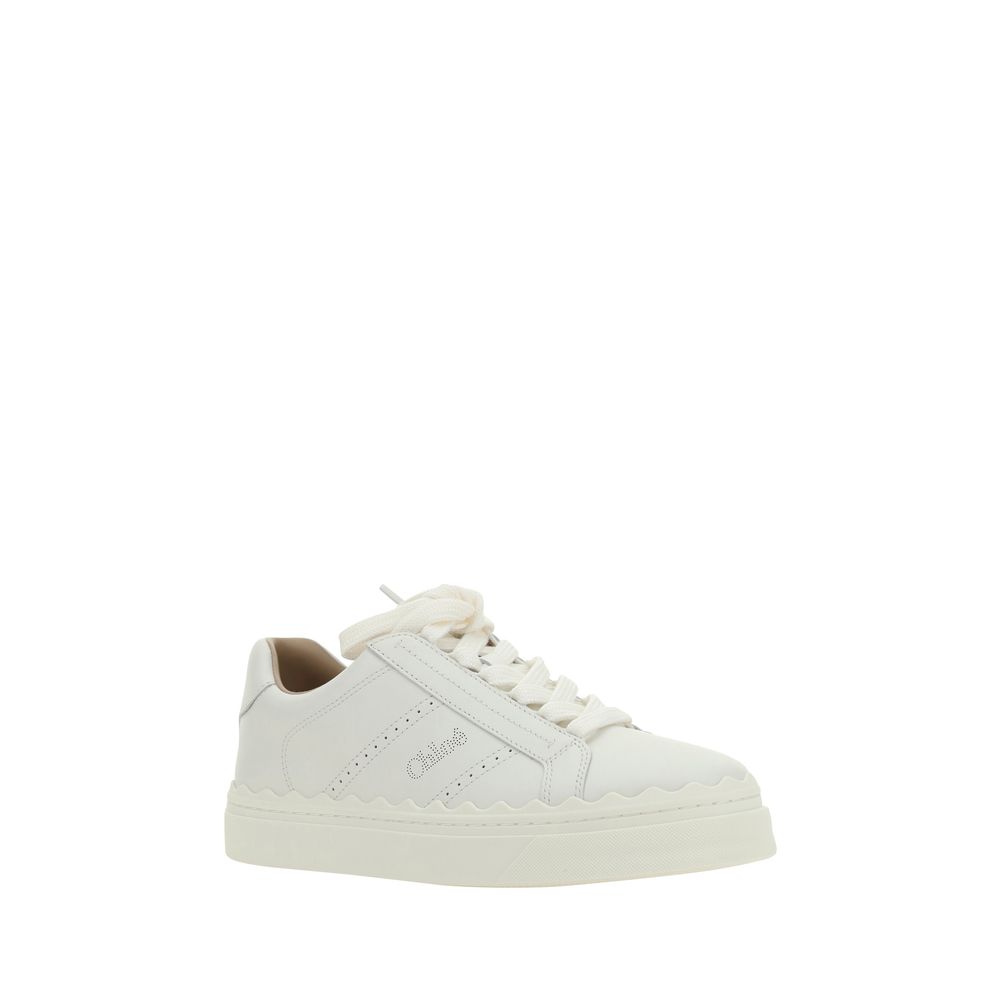 Chloé White Leather Sneakers - Beyzy Store - Chloé