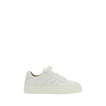 Chloé White Leather Sneakers - Beyzy Store - Chloé