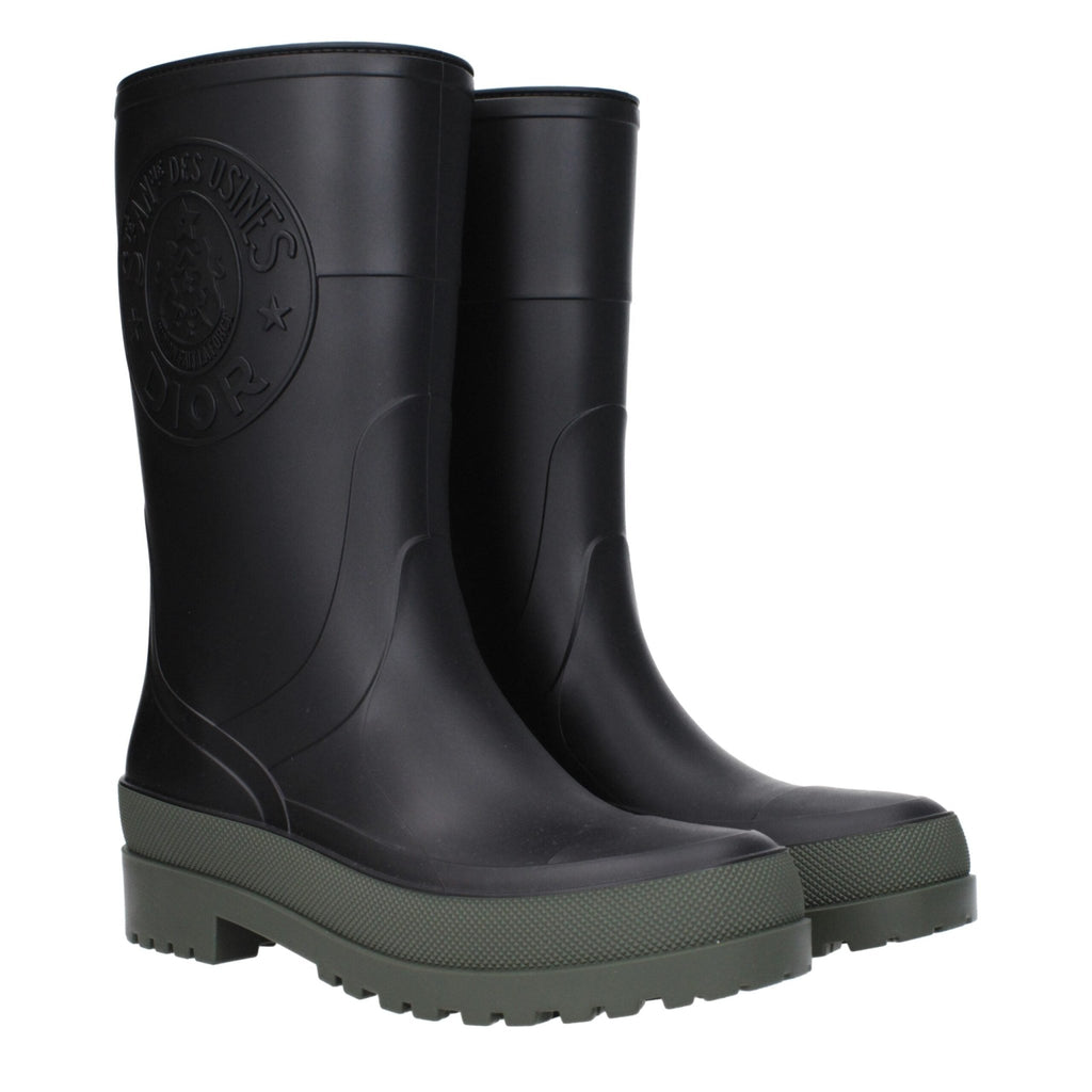 Christian Dior Black Cotton Boot - Beyzy Store - Christian Dior