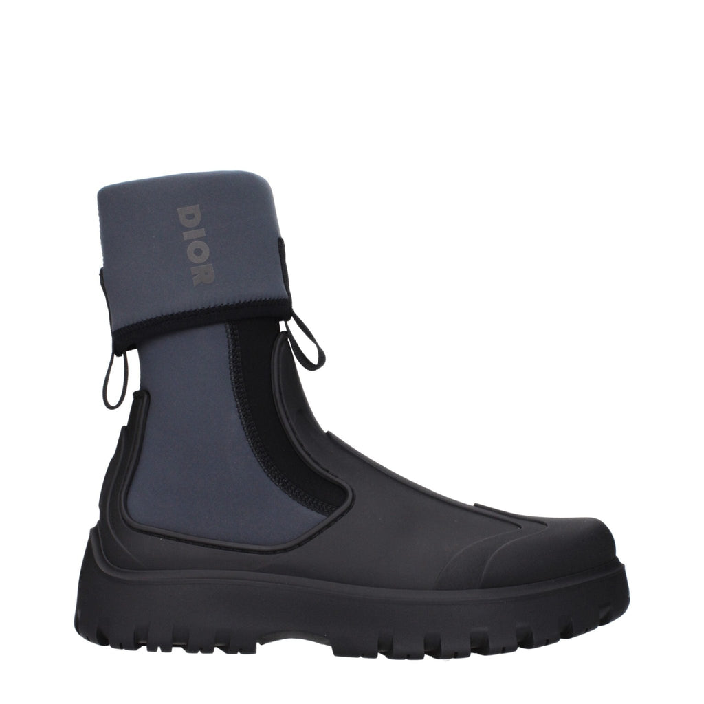 Christian Dior Black Cotton Boots - Beyzy Store - Christian Dior