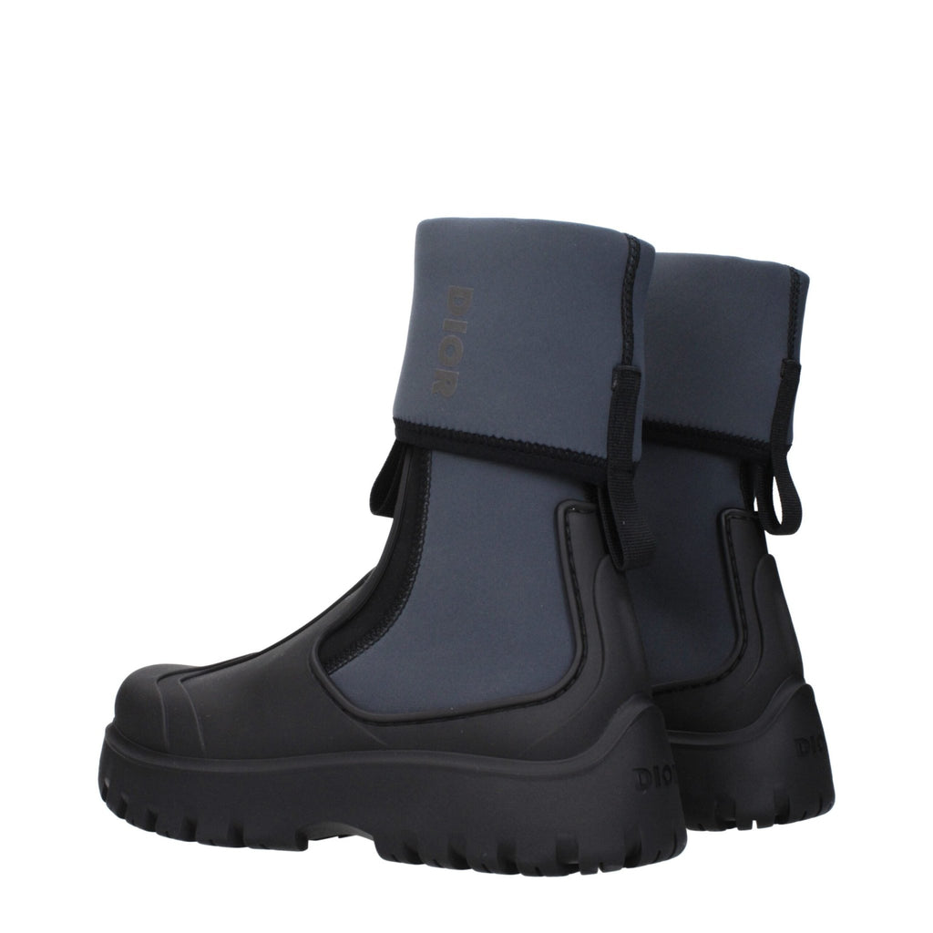Christian Dior Black Cotton Boots - Beyzy Store - Christian Dior