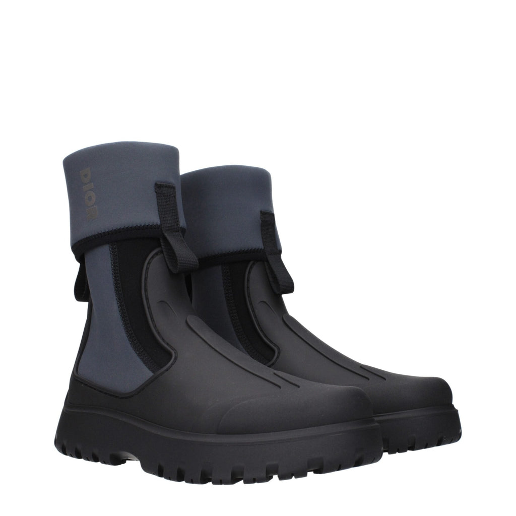 Christian Dior Black Cotton Boots - Beyzy Store - Christian Dior
