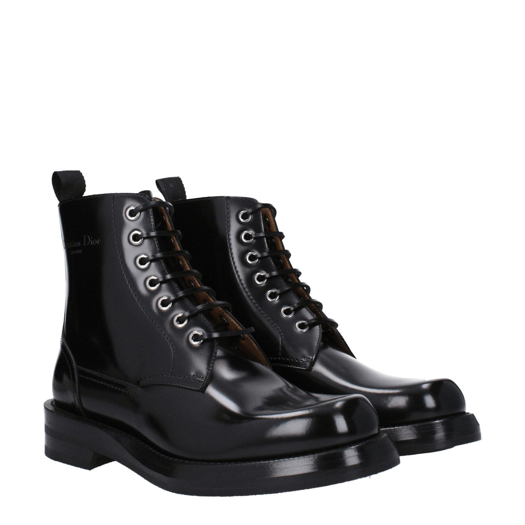 Christian Dior Black Leather Ankle - Beyzy Store - Christian Dior