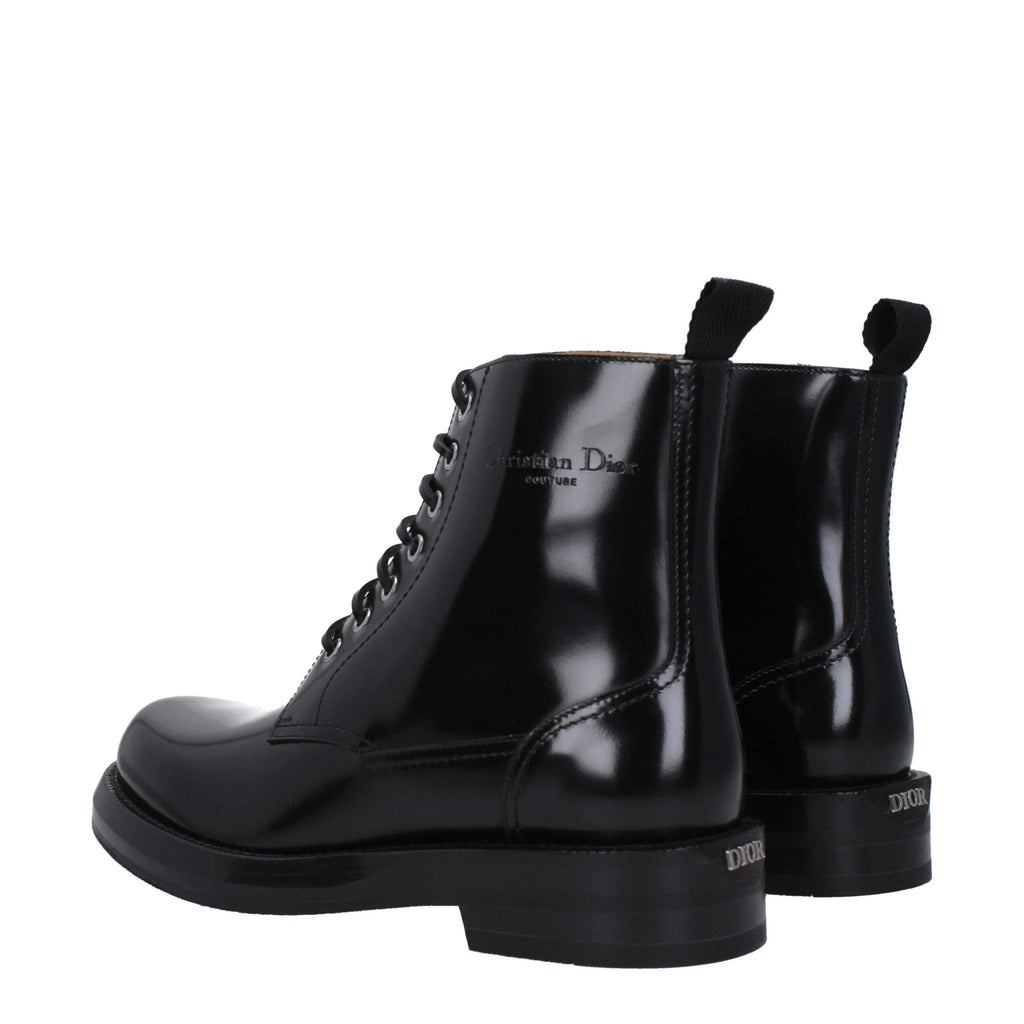 Christian Dior Black Leather Ankle - Beyzy Store - Christian Dior
