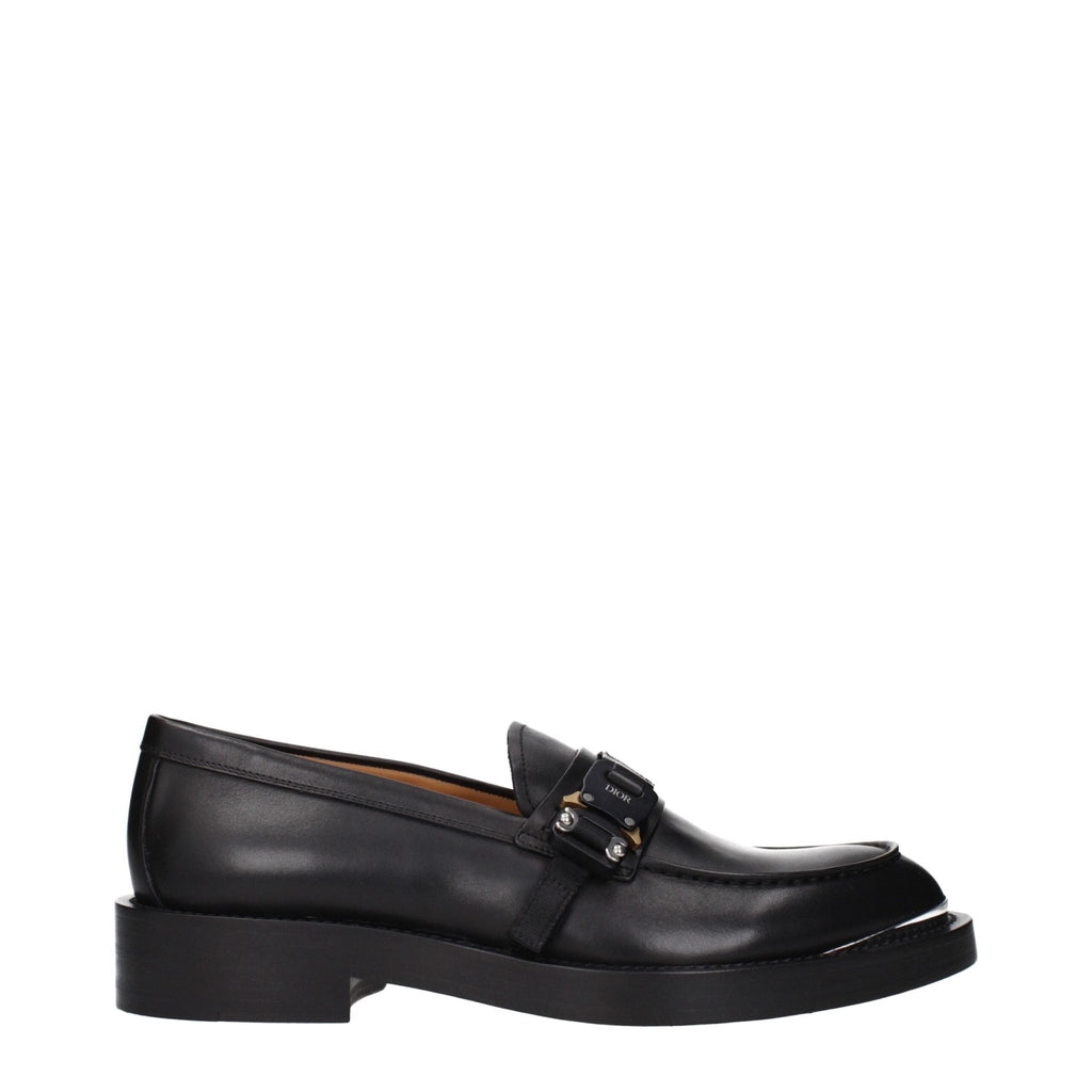 Christian Dior Black Leather Loafer - Beyzy Store - Christian Dior