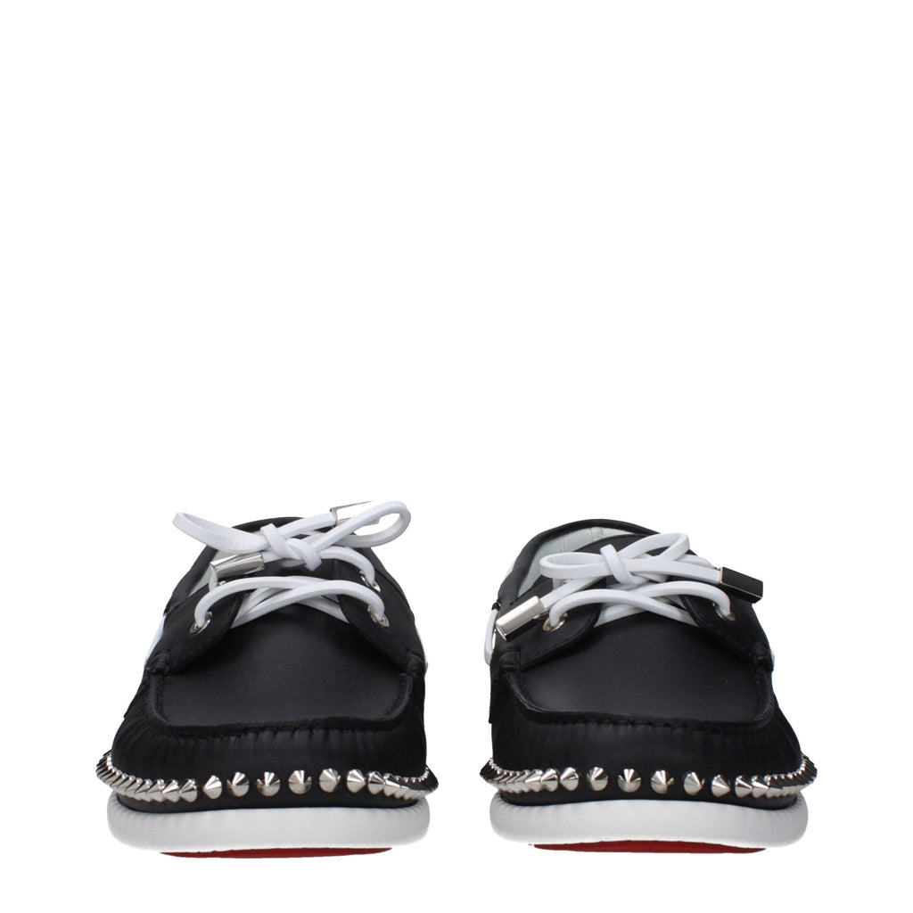 Christian Louboutin Black Leather Loafer - Beyzy Store - Christian Louboutin