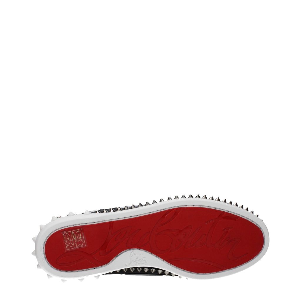 Christian Louboutin Black Leather Loafer - Beyzy Store - Christian Louboutin