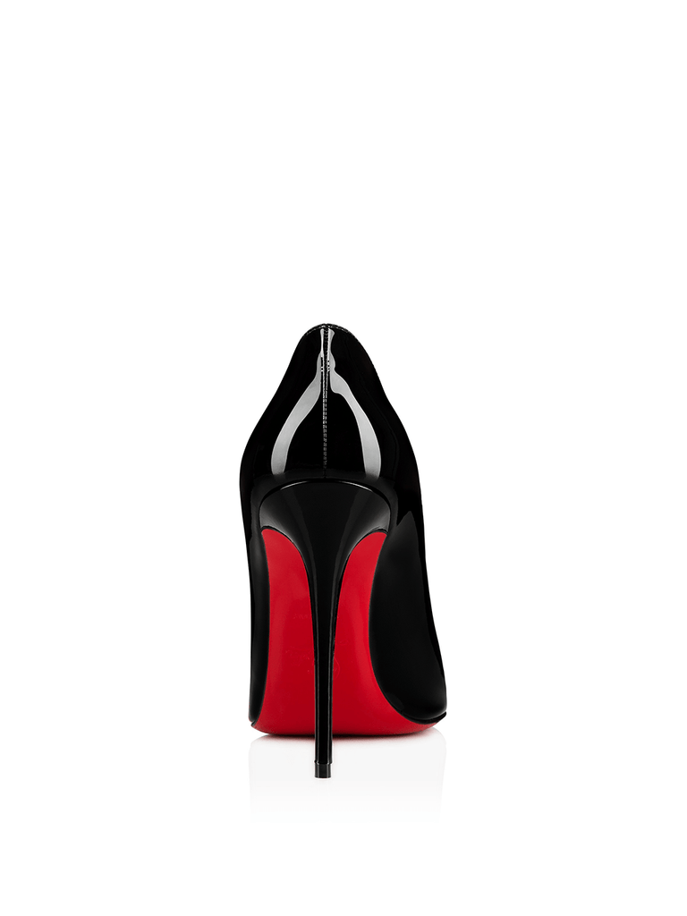 Christian Louboutin Black Patent Leather Kate Décolleté 100 - Beyzy Store - Christian Louboutin