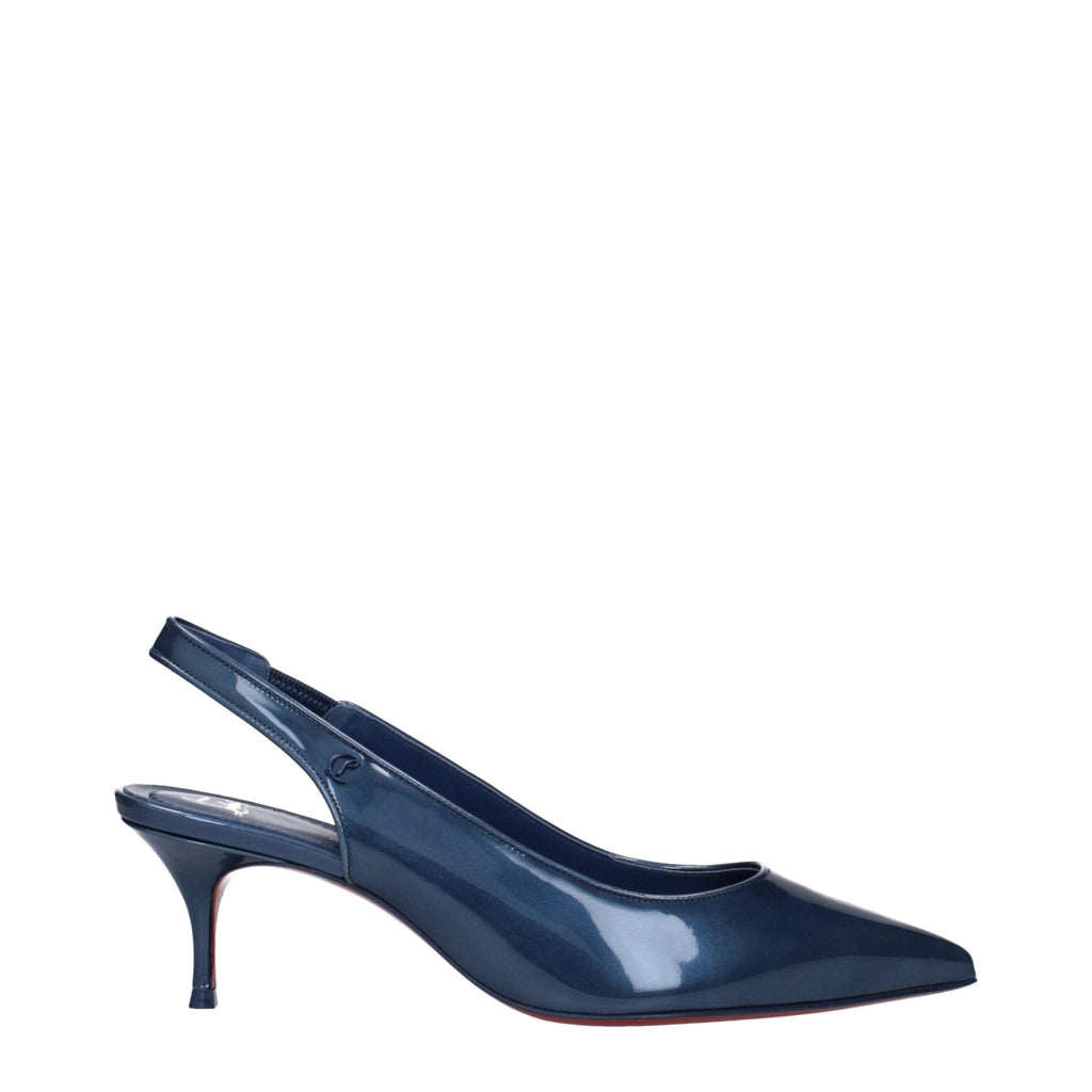 Christian Louboutin Blue Leather Sandal - Beyzy Store - Christian Louboutin