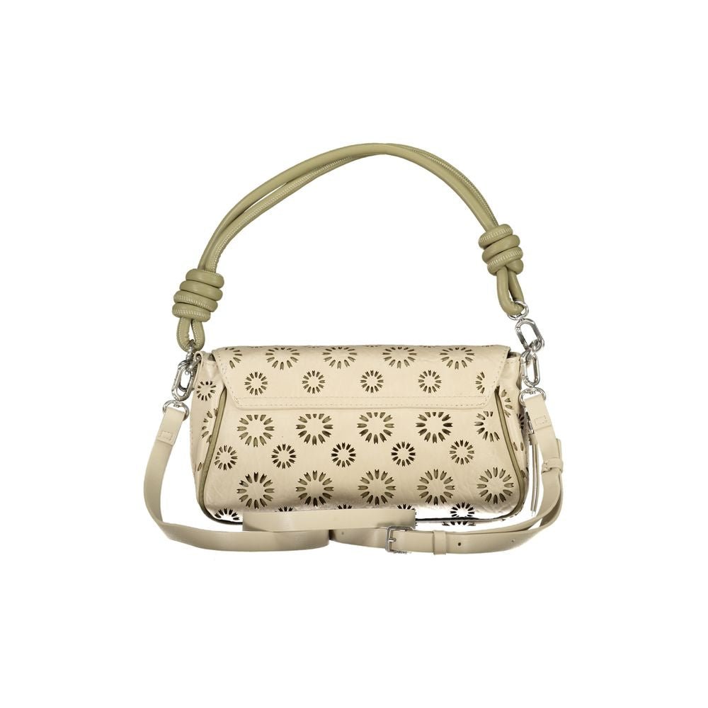 Desigual Beige Polyethylene Handbag - Beyzy Store - Desigual