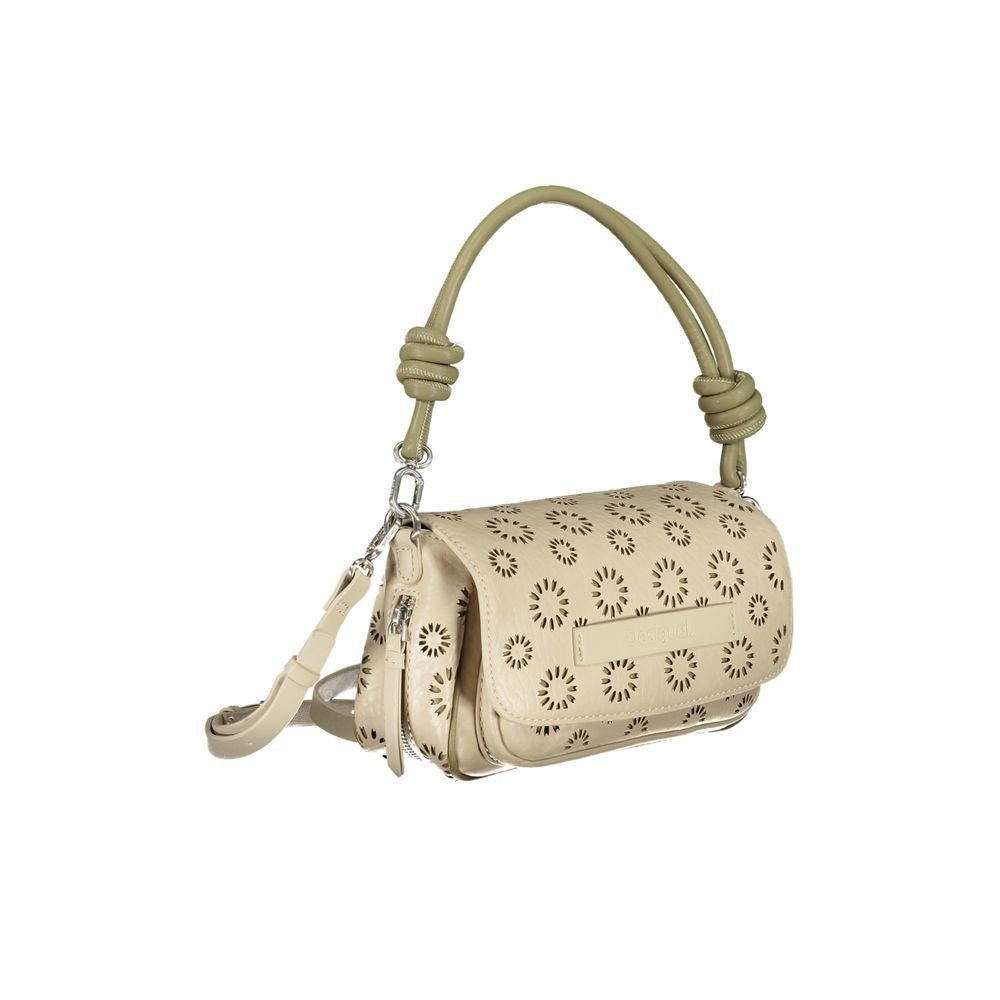 Desigual Beige Polyethylene Handbag - Beyzy Store - Desigual