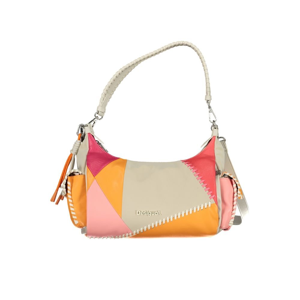 Desigual Beige Polyethylene Handbag - Beyzy Store - Desigual
