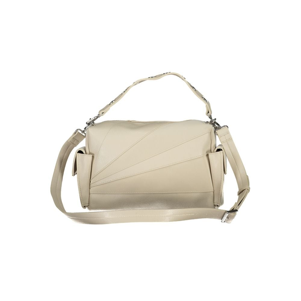 Desigual Beige Polyethylene Handbag - Beyzy Store - Desigual