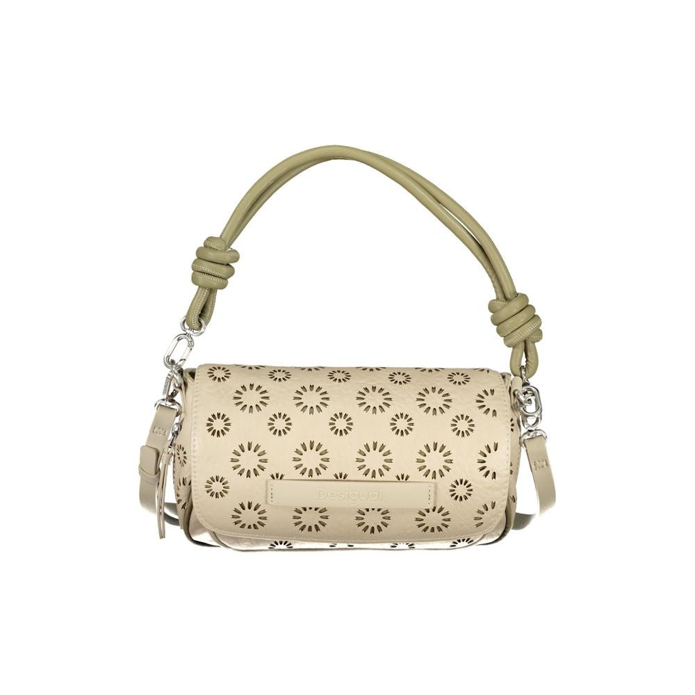 Desigual Beige Polyethylene Handbag - Beyzy Store - Desigual