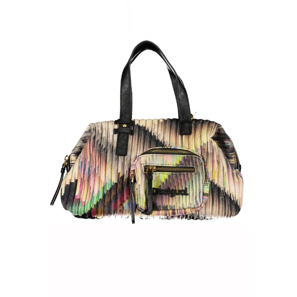 Desigual Black Polyester Handbag - Beyzy Store - Desigual