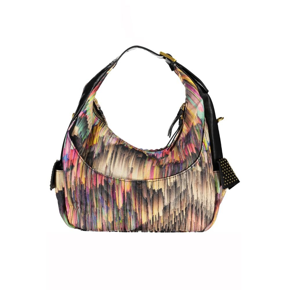 Desigual Black Polyester Handbag - Beyzy Store - Desigual