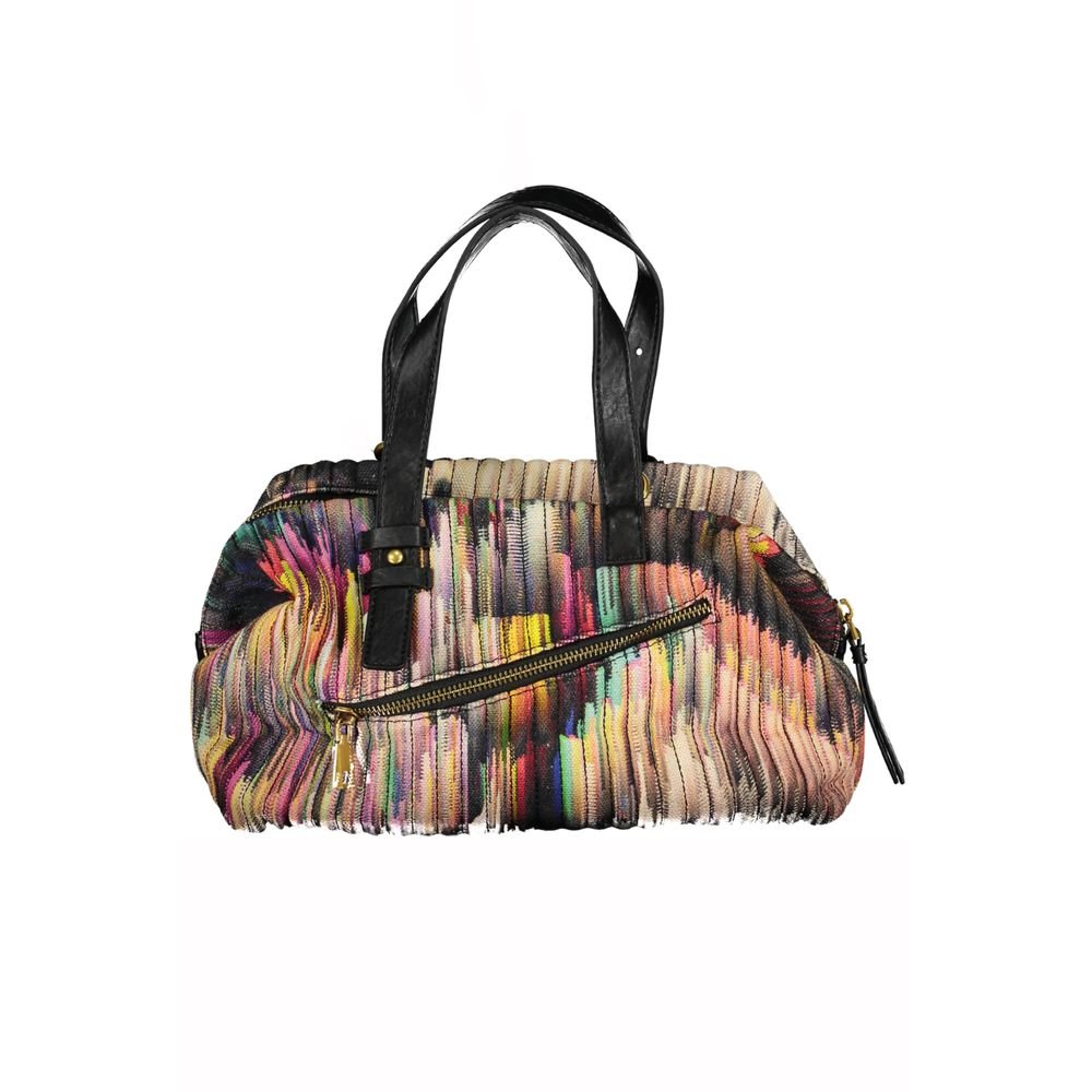 Desigual Black Polyester Handbag - Beyzy Store - Desigual