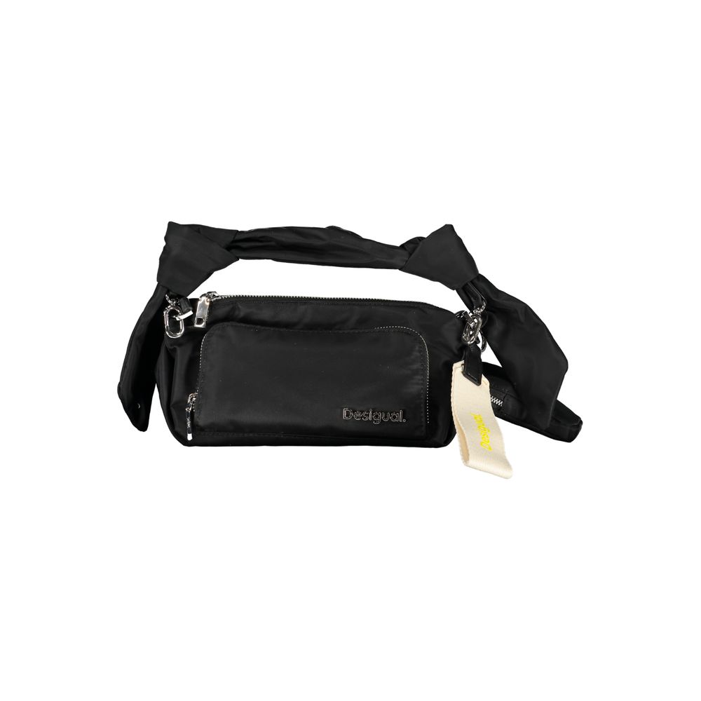 Desigual Black Polyester Handbag - Beyzy Store - Desigual