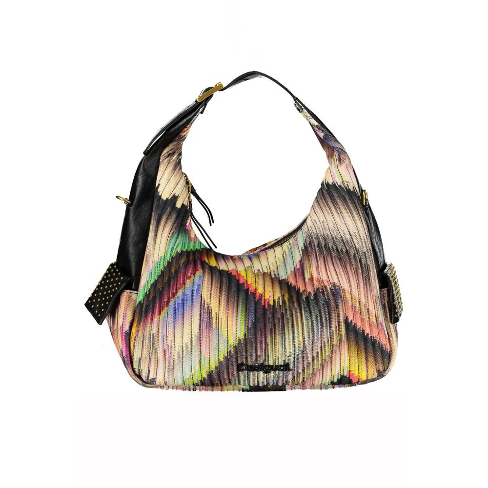 Desigual Black Polyester Handbag - Beyzy Store - Desigual