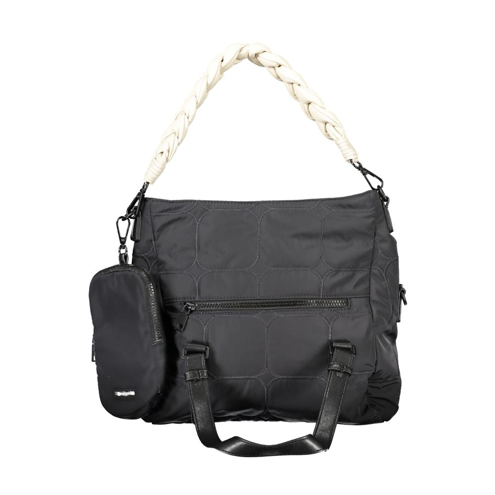 Desigual Black Polyester Handbag - Beyzy Store - Desigual