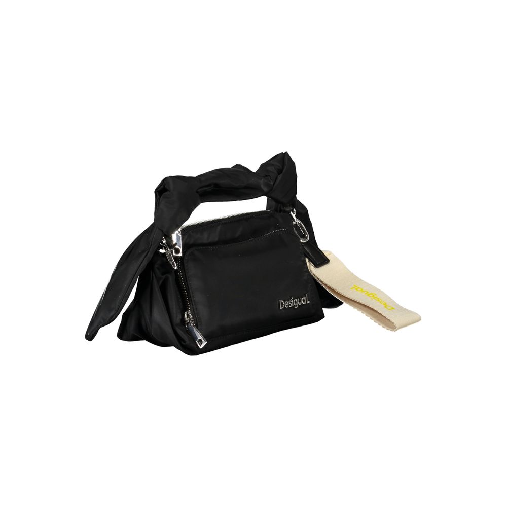 Desigual Black Polyester Handbag - Beyzy Store - Desigual