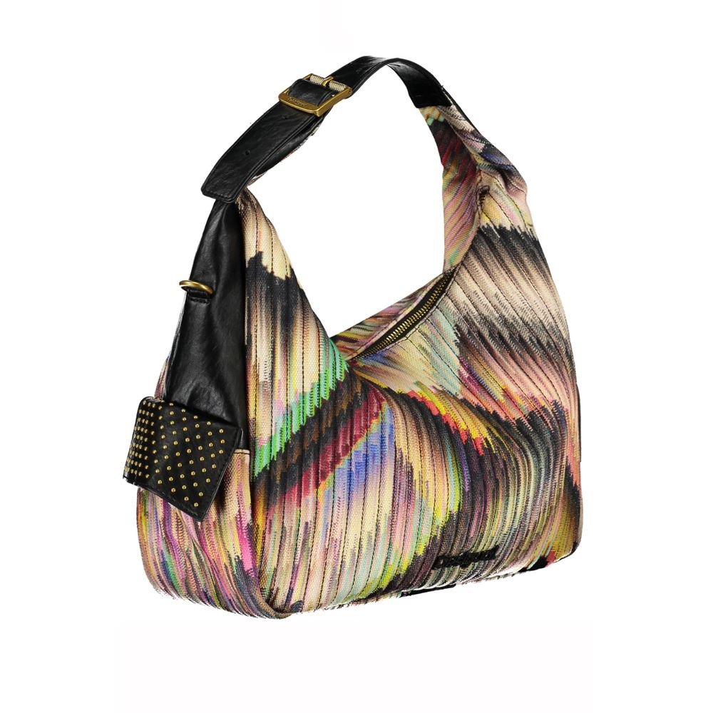 Desigual Black Polyester Handbag - Beyzy Store - Desigual