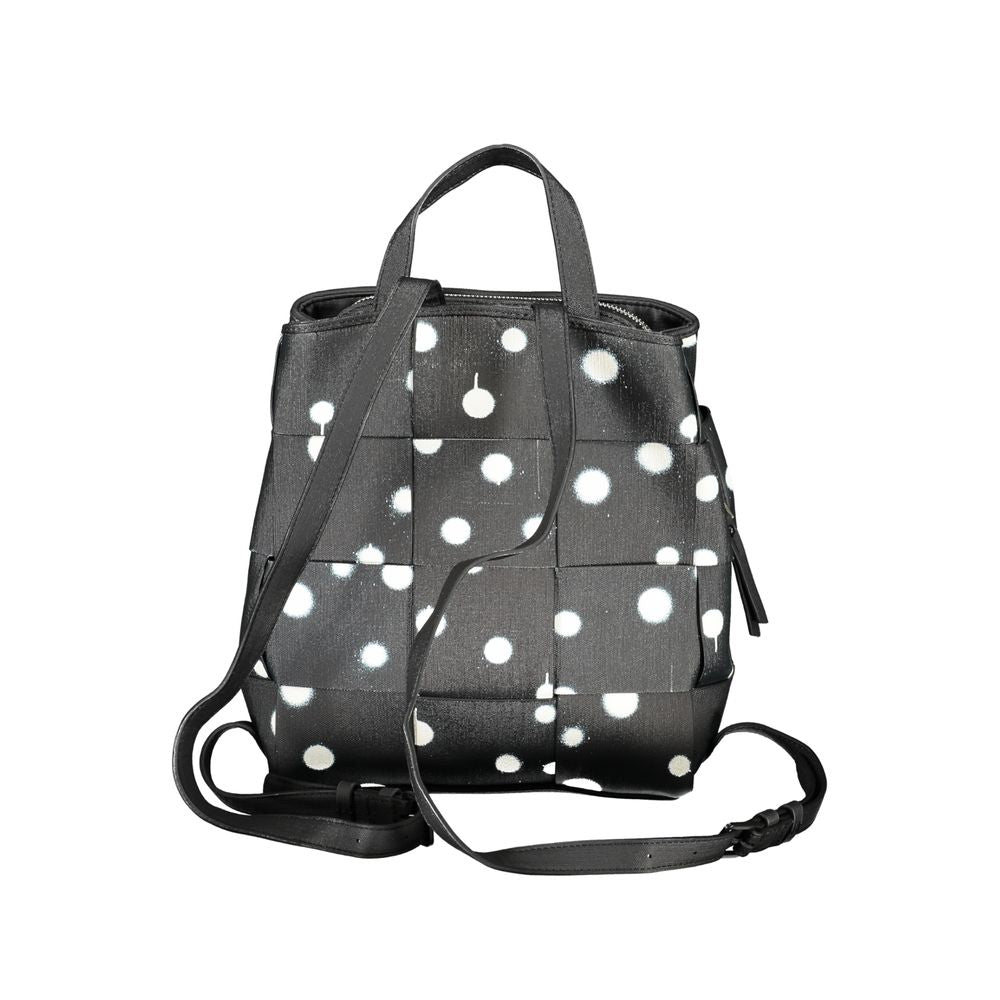 Desigual Black Polyethylene Backpack - Beyzy Store - Desigual
