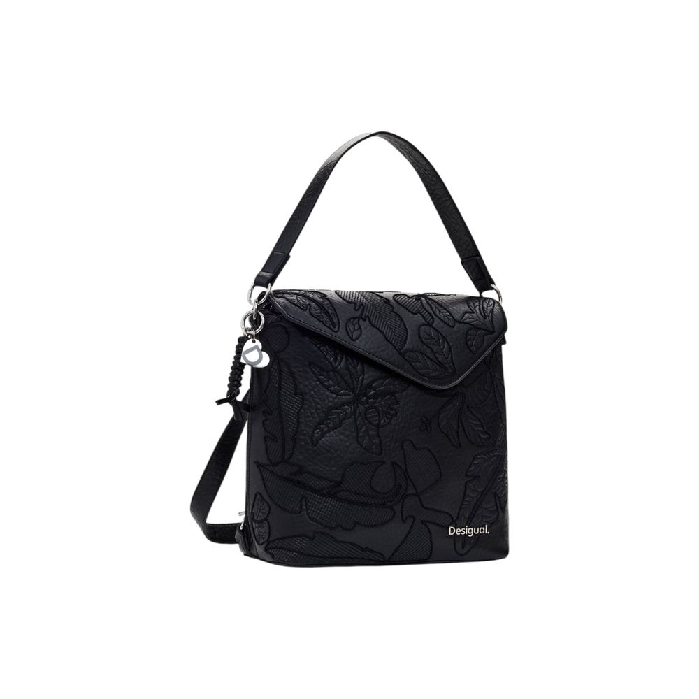 Desigual Black Polyethylene Backpack - Beyzy Store - Desigual