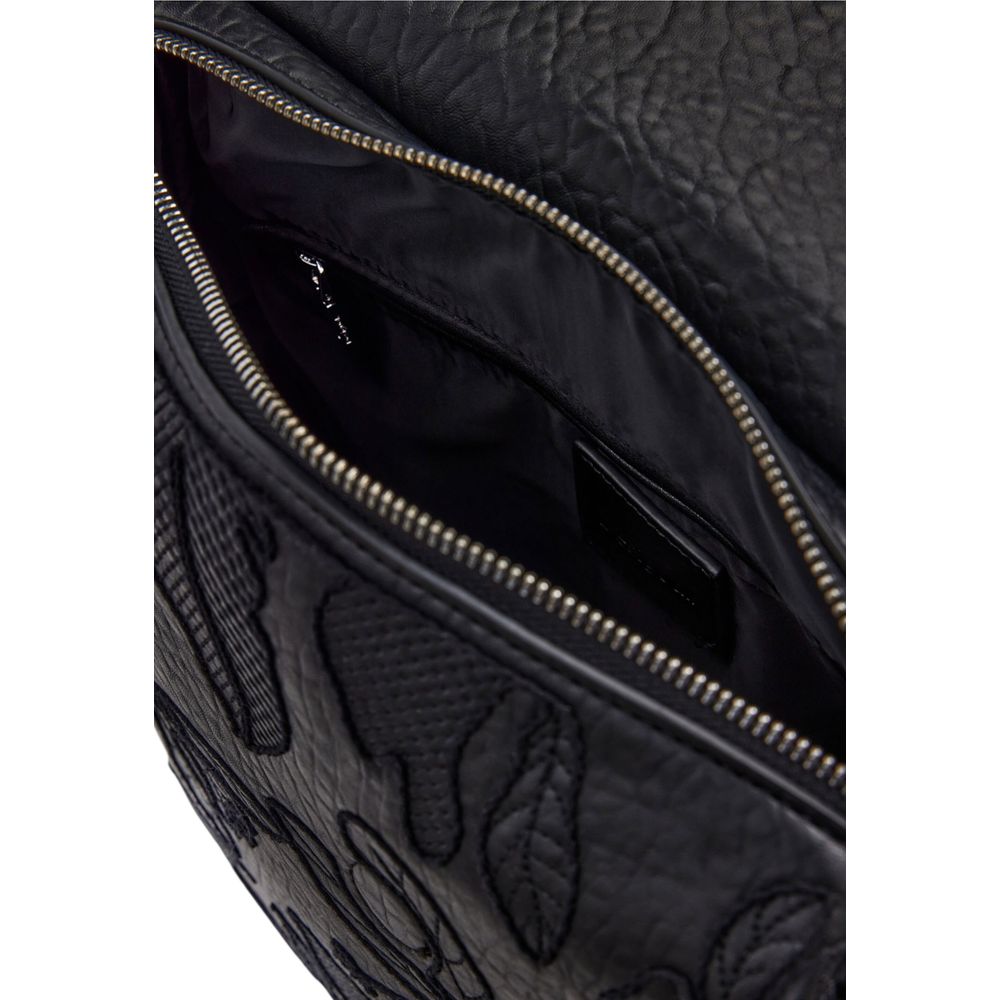 Desigual Black Polyethylene Backpack - Beyzy Store - Desigual