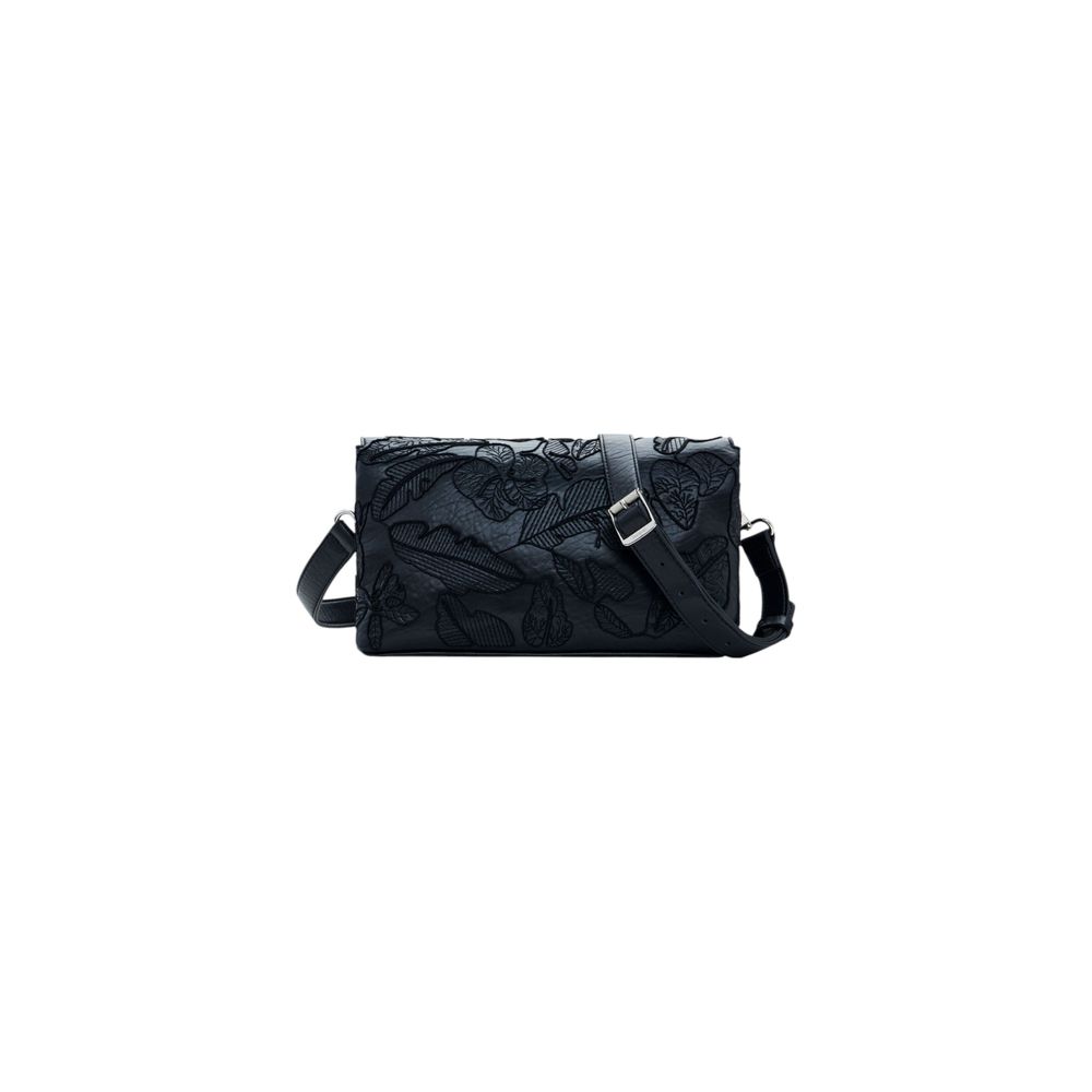 Desigual Black Polyethylene Handbag - Beyzy Store - Desigual