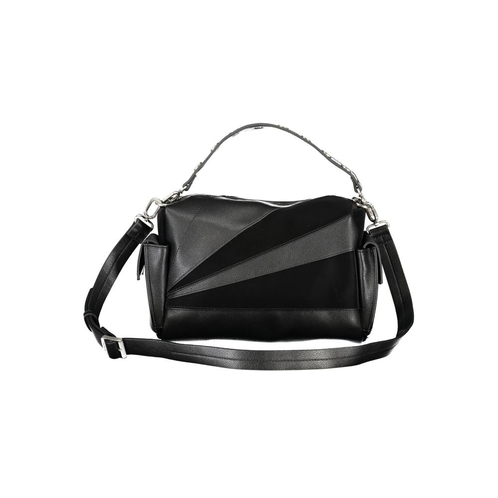 Desigual Black Polyethylene Handbag - Beyzy Store - Desigual