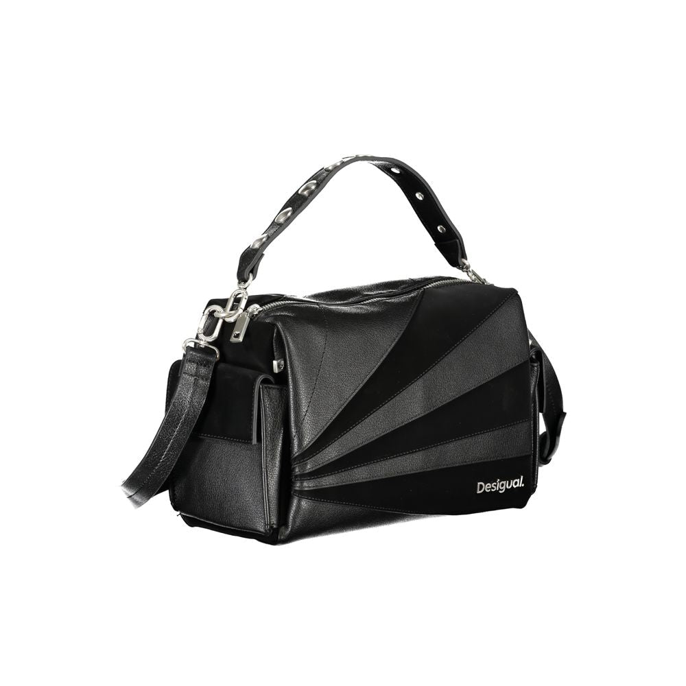 Desigual Black Polyethylene Handbag - Beyzy Store - Desigual