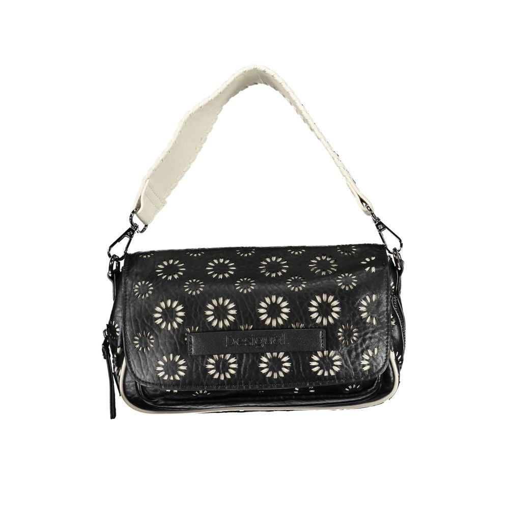 Desigual Black Polyethylene Handbag - Beyzy Store - Desigual