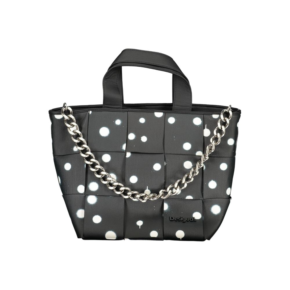 Desigual Black Polyethylene Handbag - Beyzy Store - Desigual