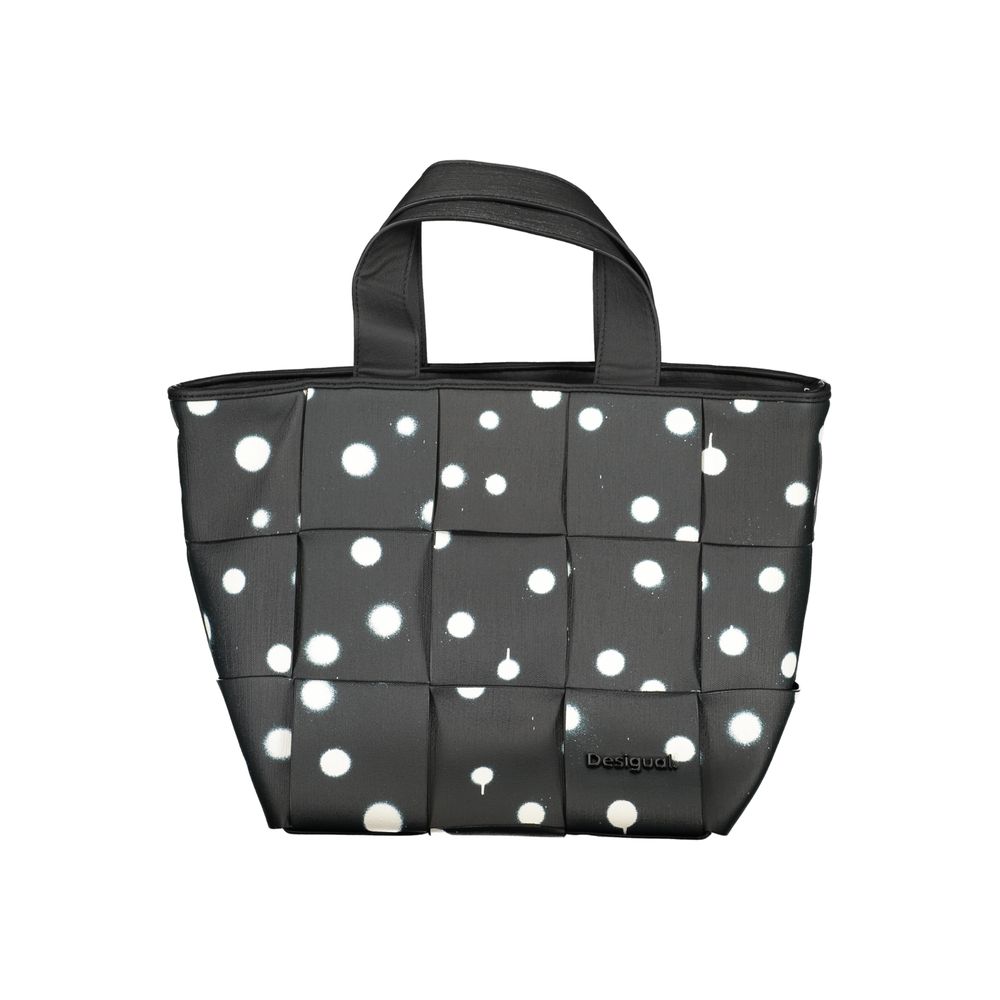 Desigual Black Polyethylene Handbag - Beyzy Store - Desigual