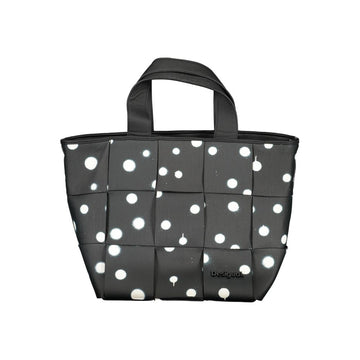 Desigual Black Polyethylene Handbag - Beyzy Store - Desigual