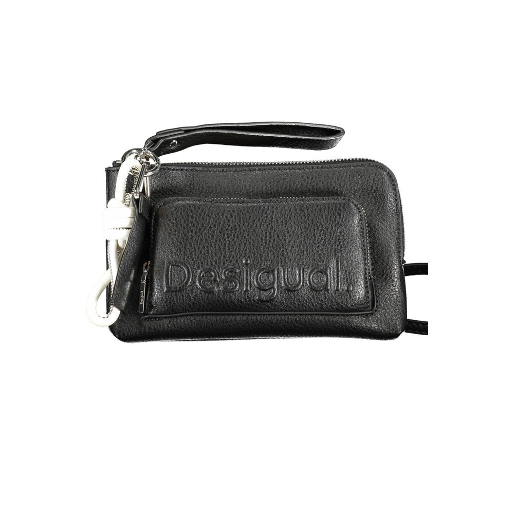 Desigual Black Polyethylene Handbag - Beyzy Store - Desigual