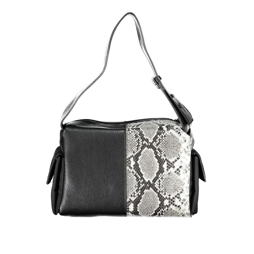 Desigual Black Polyethylene Handbag - Beyzy Store - Desigual