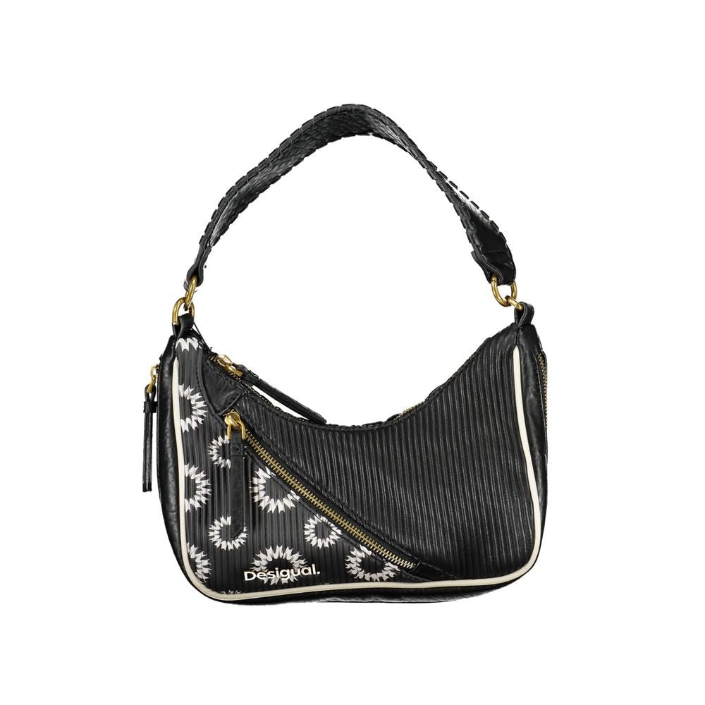 Desigual Black Polyethylene Handbag - Beyzy Store - Desigual