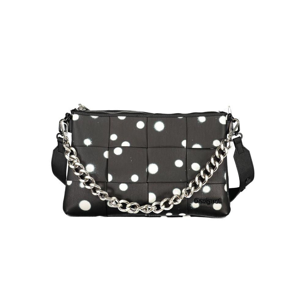 Desigual Black Polyethylene Handbag - Beyzy Store - Desigual