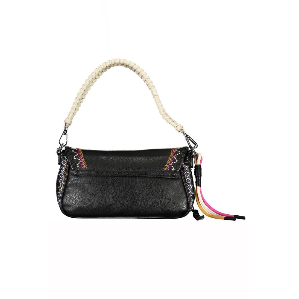 Desigual Black Polyethylene Handbag - Beyzy Store - Desigual