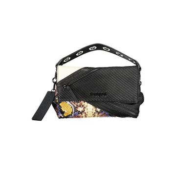 Desigual Black Polyethylene Handbag - Beyzy Store - Desigual