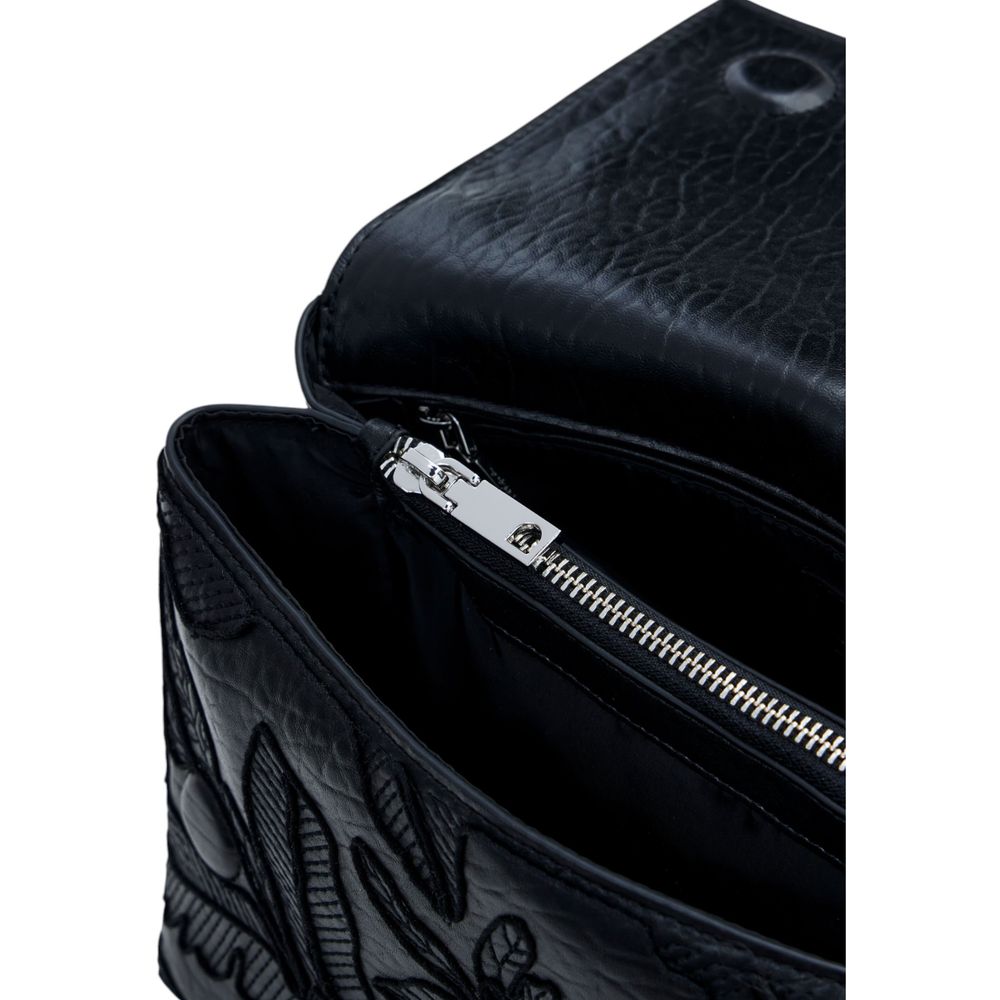 Desigual Black Polyethylene Handbag - Beyzy Store - Desigual