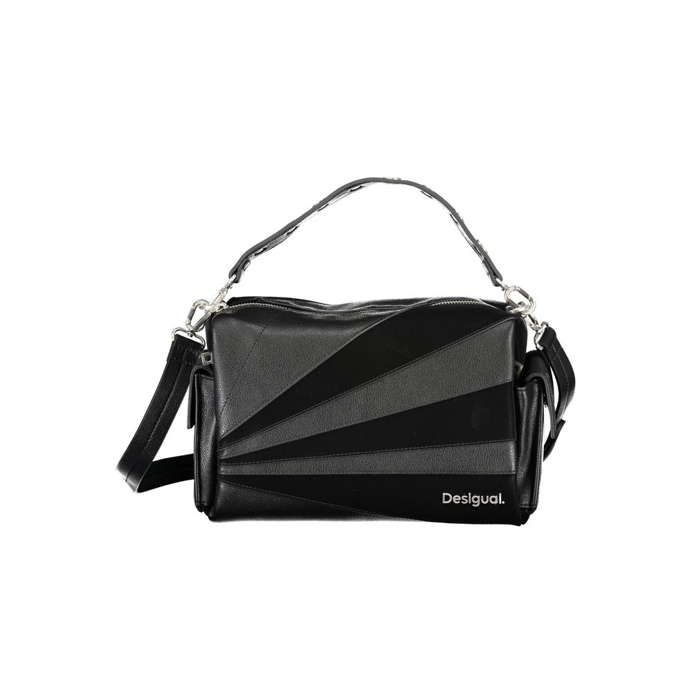 Desigual Black Polyethylene Handbag - Beyzy Store - Desigual