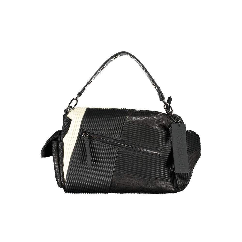 Desigual Black Polyethylene Handbag - Beyzy Store - Desigual